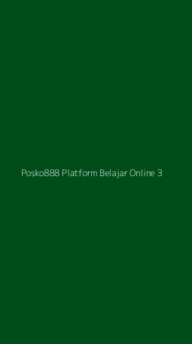 Tampilan Antarmuka Aplikasi Posko888 Platform Belajar Online - 3