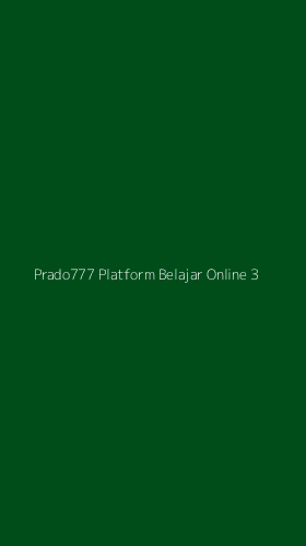 Tampilan Antarmuka Aplikasi Prado777 Platform Belajar Online - 3