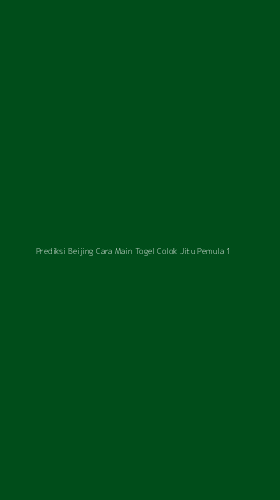 Tampilan Antarmuka Aplikasi Prediksi Beijing Cara Main Togel Colok Jitu Pemula - 1