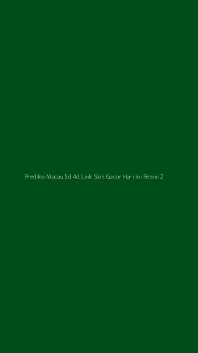 Tampilan Antarmuka Aplikasi Prediksi Macau 5d 4d Link Slot Gacor Hari Ini Resmi - 2