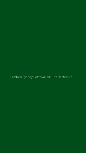 Tampilan Antarmuka Aplikasi Prediksi Sydney Lotto Musik Lite Terbaru - 3