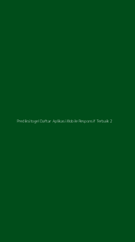 Tampilan Antarmuka Aplikasi Prediksitogel Daftar Aplikasi Mobile Responsif Terbaik - 2