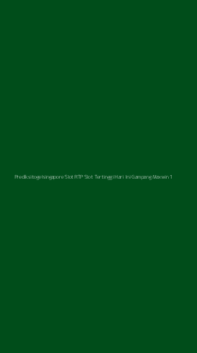 Tampilan Antarmuka Aplikasi Prediksitogelsingapore Slot Rtp Slot Tertinggi Hari Ini Gampang Maxwin - 1