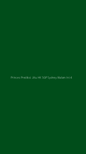 Tampilan Antarmuka Aplikasi Princes Prediksi Jitu Hk Sgp Sydney Malam Ini - 4
