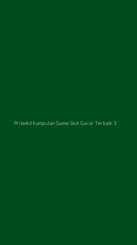 Tampilan Antarmuka Aplikasi Prize4d Kumpulan Game Slot Gacor Terbaik - 3