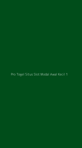 Tampilan Antarmuka Aplikasi Pro Togel Situs Slot Modal Awal Kecil - 1
