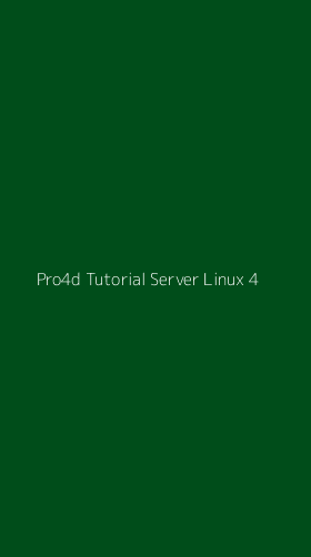 Tampilan Antarmuka Aplikasi Pro4d Tutorial Server Linux - 4