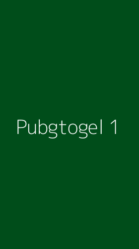 Tampilan Antarmuka Aplikasi Pubgtogel - 1