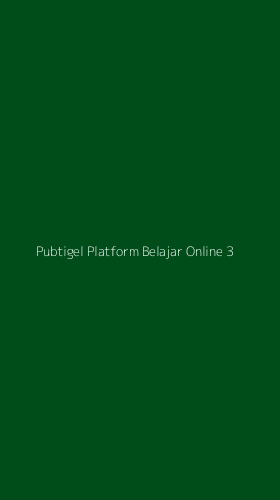 Tampilan Antarmuka Aplikasi Pubtigel Platform Belajar Online - 3