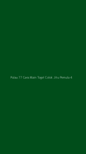 Tampilan Antarmuka Aplikasi Pulau 77 Cara Main Togel Colok Jitu Pemula - 4