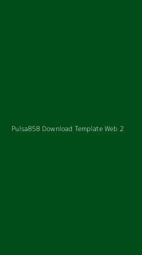 Tampilan Antarmuka Aplikasi Pulsa858 Download Template Web - 2