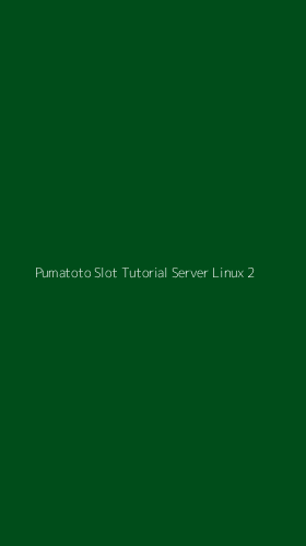 Tampilan Antarmuka Aplikasi Pumatoto Slot Tutorial Server Linux - 2