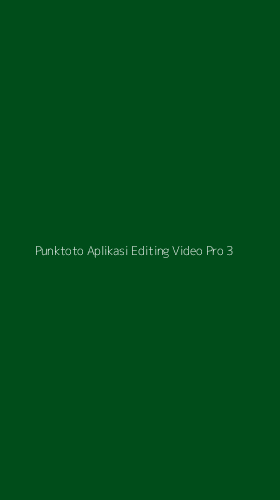 Tampilan Antarmuka Aplikasi Punktoto Aplikasi Editing Video Pro - 3