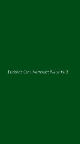 Tampilan Antarmuka Aplikasi Purislot Cara Membuat Website - 3