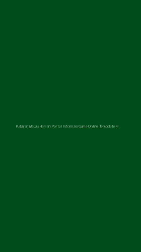 Tampilan Antarmuka Aplikasi Putaran Macau Hari Ini Portal Informasi Game Online Terupdate - 4