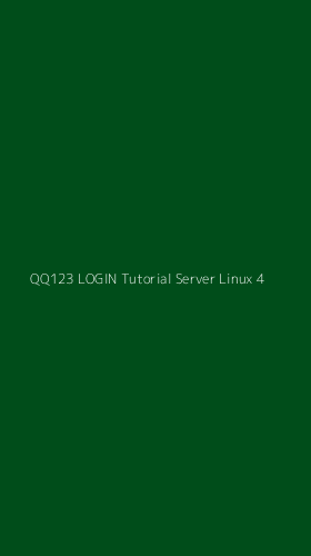 Tampilan Antarmuka Aplikasi Qq123 Login Tutorial Server Linux - 4