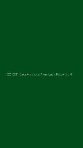 Tampilan Antarmuka Aplikasi Qq1231 Cara Recovery Akun Lupa Password - 4