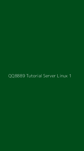 Tampilan Antarmuka Aplikasi Qq8889 Tutorial Server Linux - 1