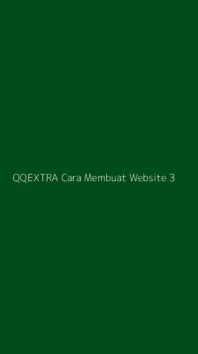 Tampilan Antarmuka Aplikasi Qqextra Cara Membuat Website - 3
