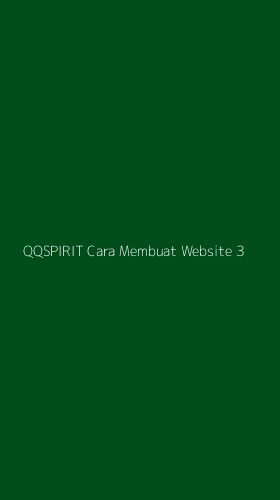 Tampilan Antarmuka Aplikasi Qqspirit Cara Membuat Website - 3