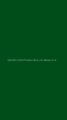 Tampilan Antarmuka Aplikasi Quiz4d Login Prediksi Bola Jitu Malam Ini - 4