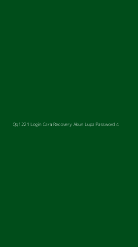 Tampilan Antarmuka Aplikasi Qq1221 Login Cara Recovery Akun Lupa Password - 4