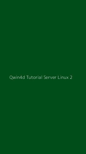 Tampilan Antarmuka Aplikasi Qwin4d Tutorial Server Linux - 2