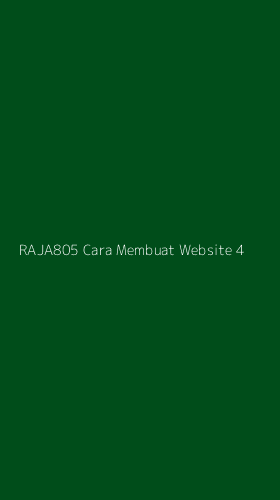 Tampilan Antarmuka Aplikasi Raja805 Cara Membuat Website - 4