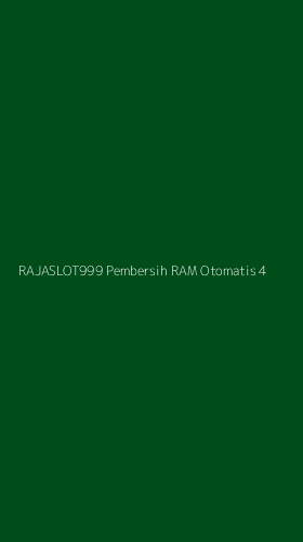 Tampilan Antarmuka Aplikasi Rajaslot999 Pembersih Ram Otomatis - 4