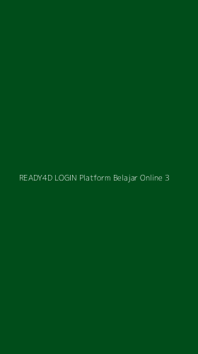 Tampilan Antarmuka Aplikasi Ready4d Login Platform Belajar Online - 3