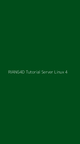 Tampilan Antarmuka Aplikasi Riang4d Tutorial Server Linux - 4