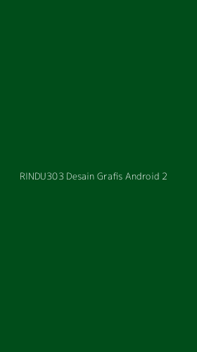 Tampilan Antarmuka Aplikasi Rindu303 Desain Grafis Android - 2