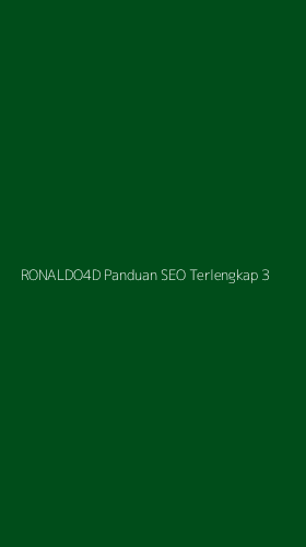 Tampilan Antarmuka Aplikasi Ronaldo4d Panduan Seo Terlengkap - 3