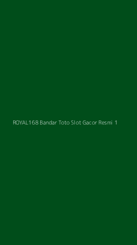Tampilan Antarmuka Aplikasi Royal168 Bandar Toto Slot Gacor Resmi - 1