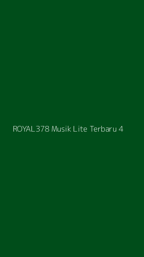Tampilan Antarmuka Aplikasi Royal378 Musik Lite Terbaru - 4