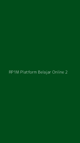 Tampilan Antarmuka Aplikasi Rp1m Platform Belajar Online - 2