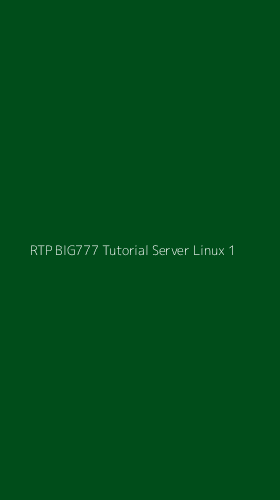 Tampilan Antarmuka Aplikasi Rtp Big777 Tutorial Server Linux - 1
