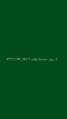 Tampilan Antarmuka Aplikasi Rtp Olympus88 Tutorial Server Linux - 4