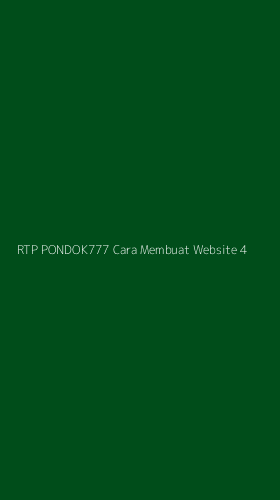Tampilan Antarmuka Aplikasi Rtp Pondok777 Cara Membuat Website - 4