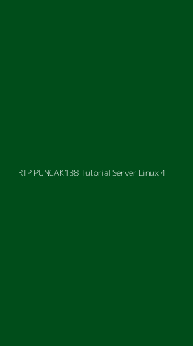 Tampilan Antarmuka Aplikasi Rtp Puncak138 Tutorial Server Linux - 4