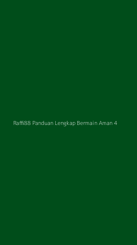 Tampilan Antarmuka Aplikasi Raffi88 Panduan Lengkap Bermain Aman - 4