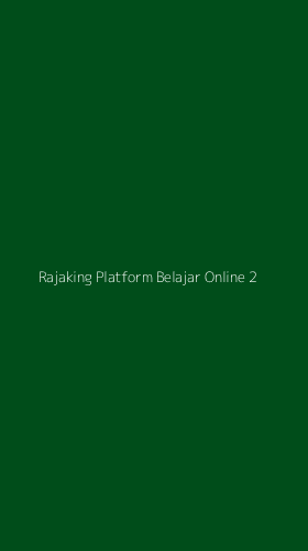 Tampilan Antarmuka Aplikasi Rajaking Platform Belajar Online - 2