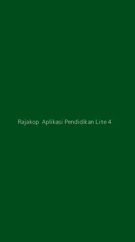 Tampilan Antarmuka Aplikasi Rajakop Aplikasi Pendidikan Lite - 4