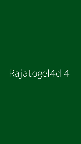 Tampilan Antarmuka Aplikasi Rajatogel4d - 4