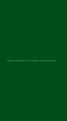 Tampilan Antarmuka Aplikasi Ramentoto Aplikasi Rtp Slot Tertinggi Hari Ini Gampang Maxwin - 4