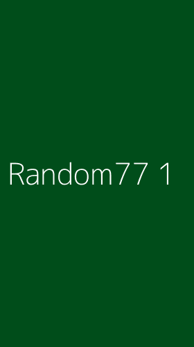 Tampilan Antarmuka Aplikasi Random77 - 1