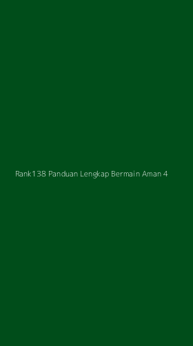 Tampilan Antarmuka Aplikasi Rank138 Panduan Lengkap Bermain Aman - 4