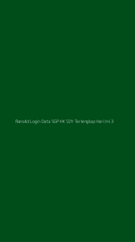 Tampilan Antarmuka Aplikasi Rans4d Login Data Sgp Hk Sdy Terlengkap Hari Ini - 3
