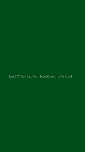 Tampilan Antarmuka Aplikasi Rans777 Com Cara Main Togel Colok Jitu Pemula - 4
