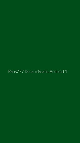 Tampilan Antarmuka Aplikasi Rans777 Desain Grafis Android - 1